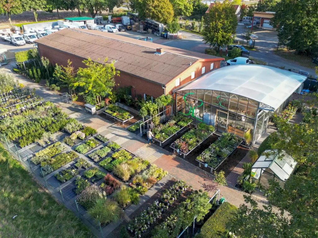 M. Reisinger Grundstück von oben aus Sicht der B214